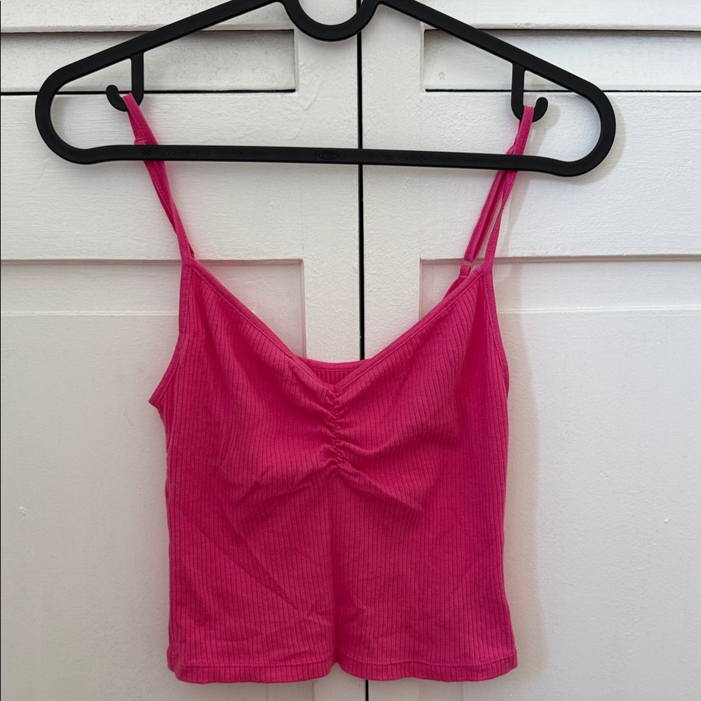 American Eagle Outfitters Pink Camisole Crop Top